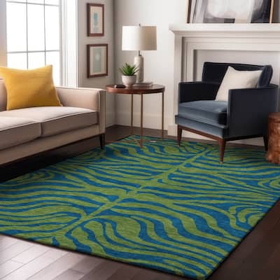 Premium Washable Super Soft Modern Zebra Print Mayfield Rug