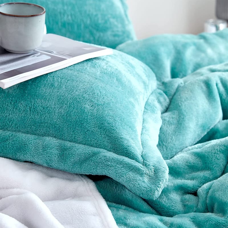 Me Sooo Comfy - Coma Inducer® Oversized Comforter Set - Dusty Turquoise
