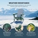 preview thumbnail 8 of 10, Polytrends Laguna Weather Resistant Outdoor Patio Folding Adirondack Chairs (Set of 4)
