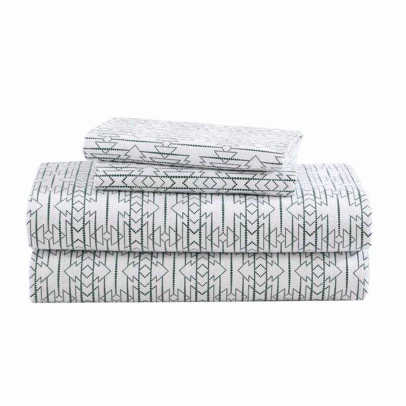 Eddie Bauer Printed Cotton Flannel Sheet Set - Twin - Wildwood