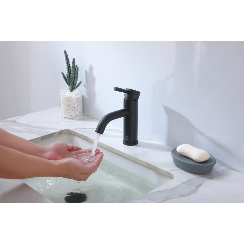 Indigo Home Single Hole Single Handle Bathroom Faucet