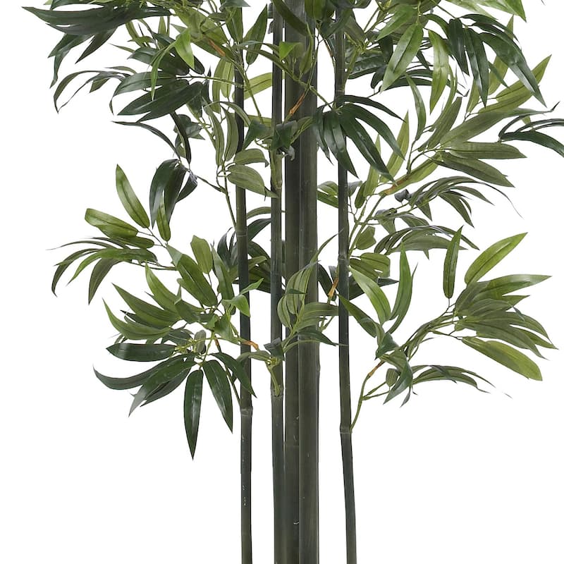 Artificial Silk Tree 6ft - Realistic Indoor Floor Plant with Green Trunks - Home Office Decor - 6ft.