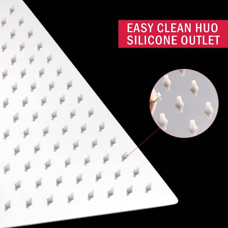 12 Inch Chrome Square Rainfall Shower Head