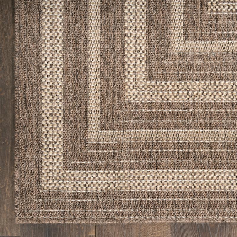 Nourison Tulum Indoor/Outdoor Geometric Area Rug