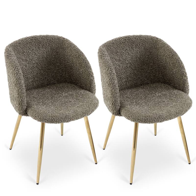 Rocking Accent Chair Tufted Upholstered Linen Wingback