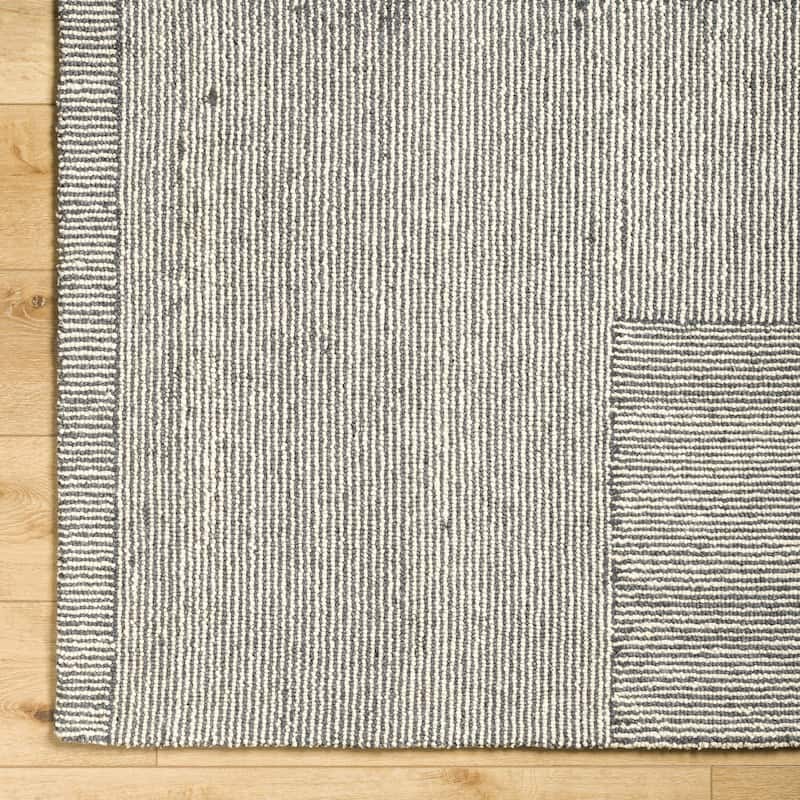 Livabliss Wazney Handmade Wool Farmhouse Area Rug
