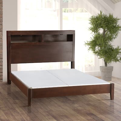Mosh Contemporary Brown King Foundation 2-Piece Bunkie Board by Furniture of America