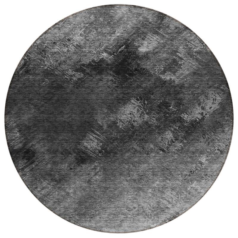 Machine Washable Indoor/ Outdoor Chantille Abstract Watercolor Rug