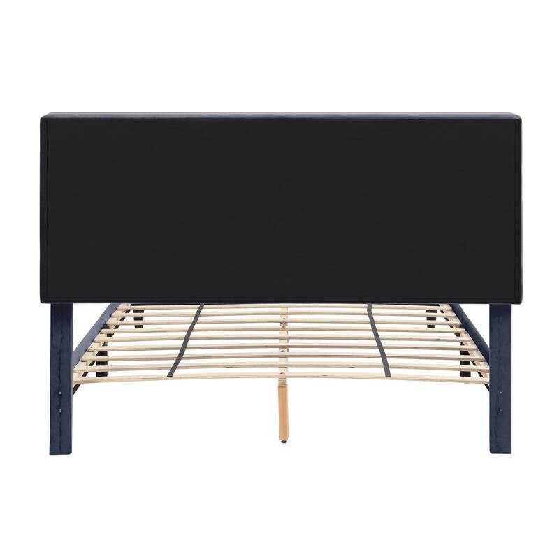 Rosdale Grey Upholstered Storage Bed w/ USBs by Furniture of America