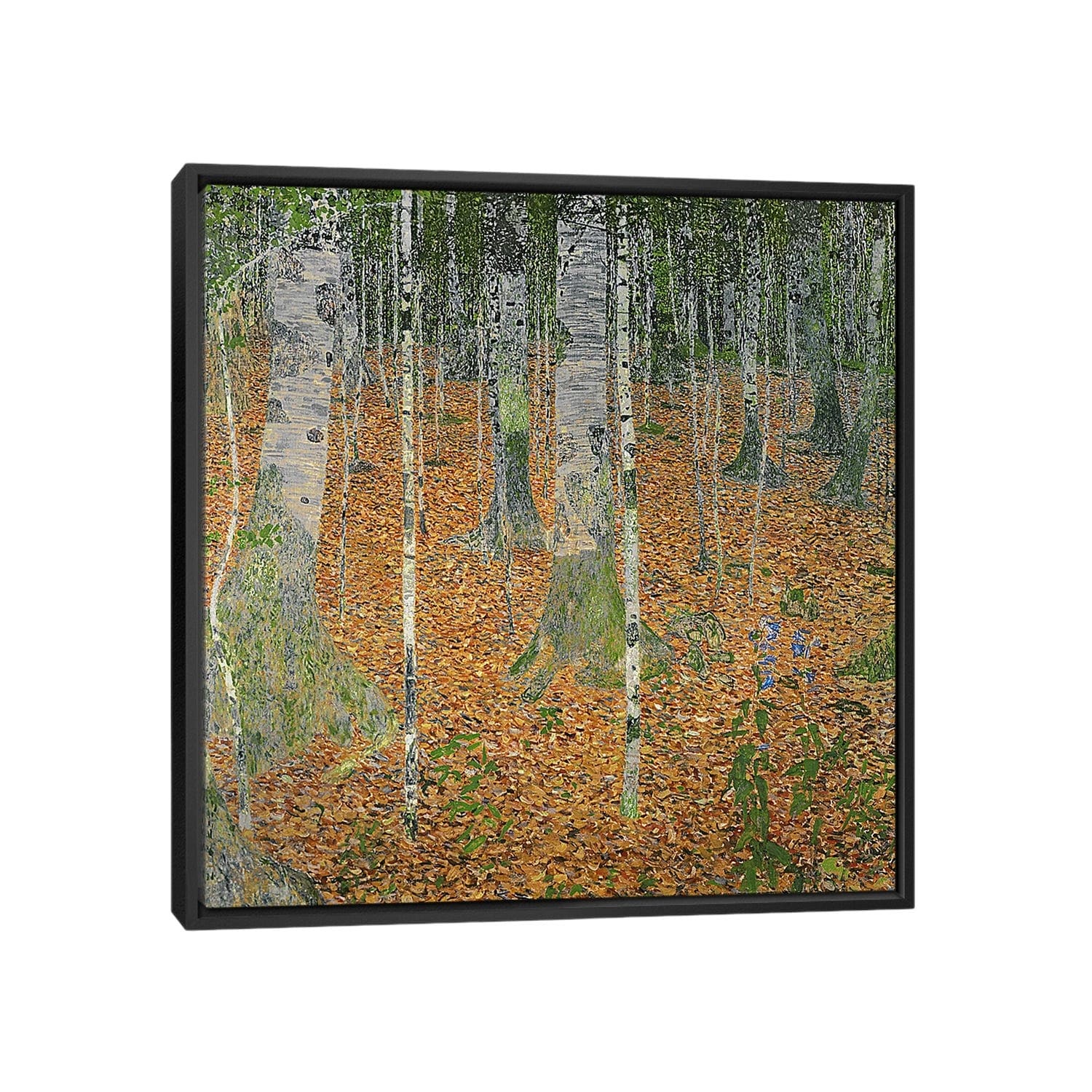 iCanvas "The Birch Wood, 1903" by Gustav Klimt Framed Canvas Print