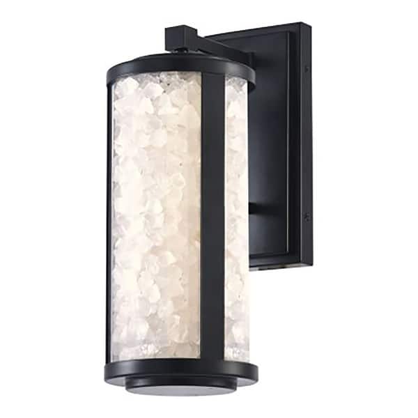 slide 2 of 9, The Great Outdoors 8181-L Salt Creek 16" Tall LED Outdoor Wall Sconce Coal