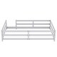 preview thumbnail 44 of 70, Full Size Montessori Floor Bed with Safety Fence, Solid Pine Wood Frame, Kids Low-Profile Bed for Boys and Girls, Easy Assembly