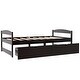 preview thumbnail 11 of 17, Twin size platform bed, with two drawers, espresso