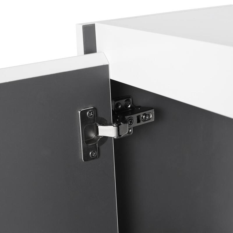 MEDUNJESS Bathroom Side Cabinet, Float Mounting Design