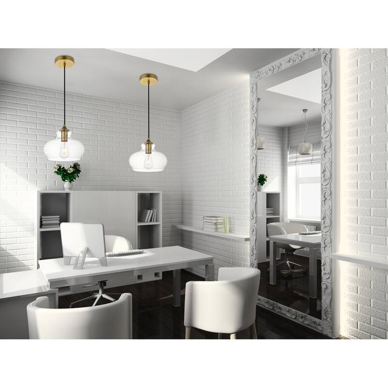 Clear Glass 1-light Pendant