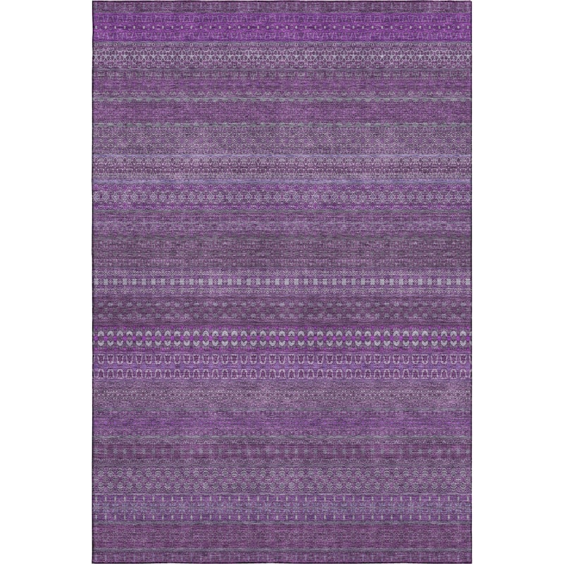 Premium Washable Super Soft Boho Stripes Mayfield Rug