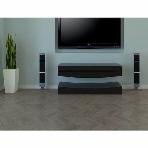 Tv Stand Entertainment Stand Wall Mounted Media Audio/Video Console - 48"