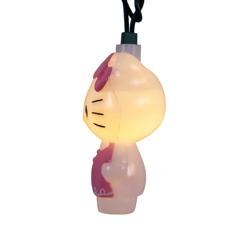 Kurt Adler 11.5-Foot 10-Light Battery Operated Hello Kitty LED Light Set
