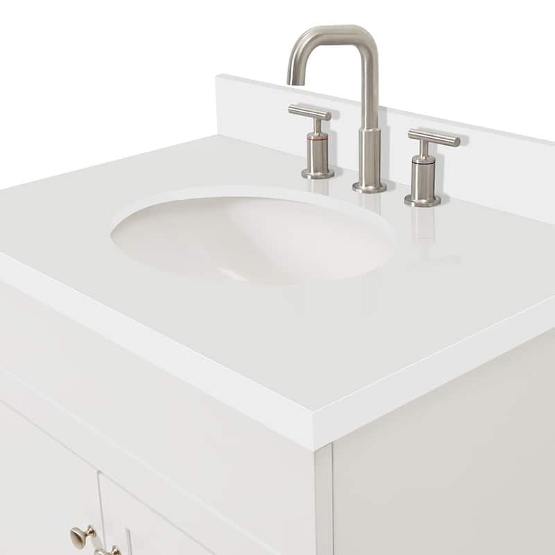 Ariel F031SWQOVO Hamlet 31" Free Standing Single Basin Vanity Set with
