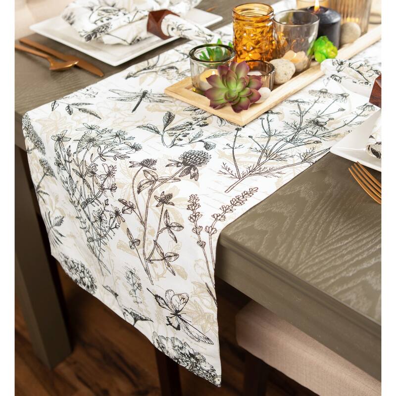 DII Botanical Printed Table Runner