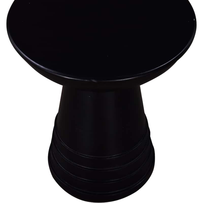 Modern Living Room Round End Table, Accent Side Table,