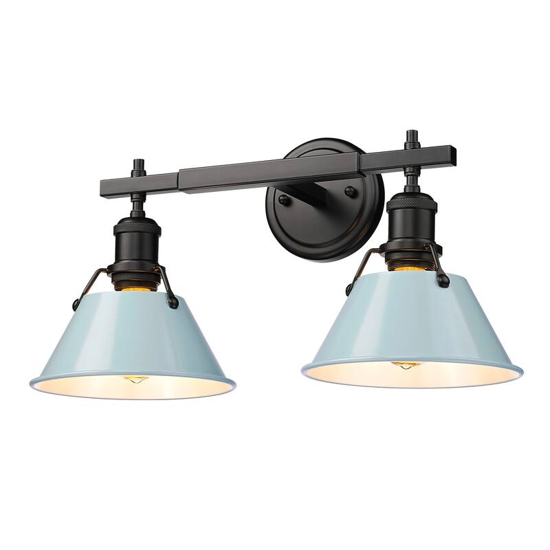 Golden Lighting Orwell 2 Light 18" Wide Bathroom Vanity Light