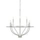 preview thumbnail 5 of 5, Greyson 8-light Chandelier Brushed Nickel