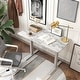 preview thumbnail 6 of 30, Carlos Modern 47-inch Metal Electric-Powered Adjustable Standing Desk by Furniture of America