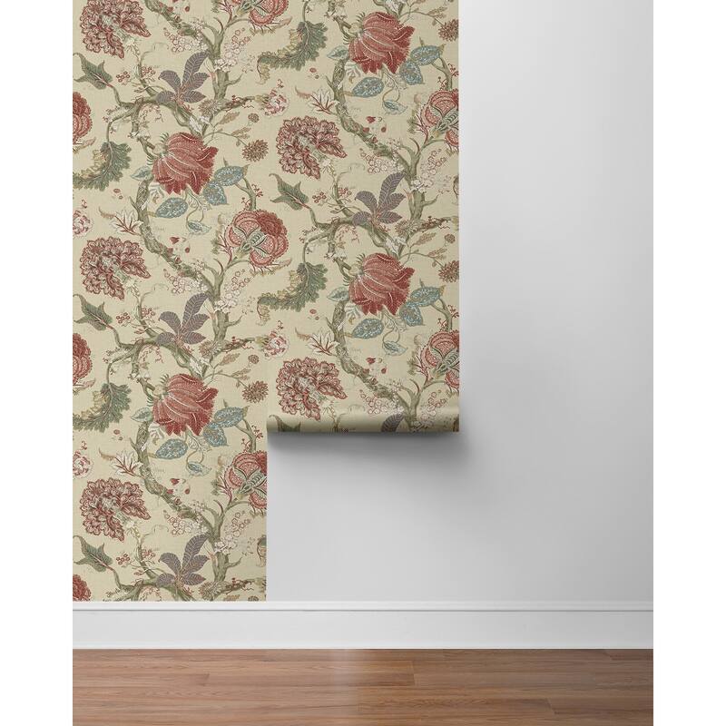 Harry & Grace Jacobean Trail Premium Matte Non-Woven Peel and Stick Wallpaper