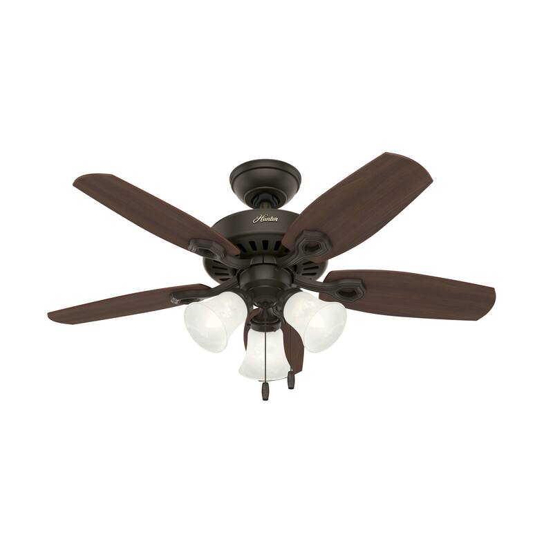 Hunter 42" Builder Ceiling Fan with LED Light Kit and Pull Chain