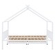 preview thumbnail 7 of 18, Full Size Metal House Bed with Two Drawers