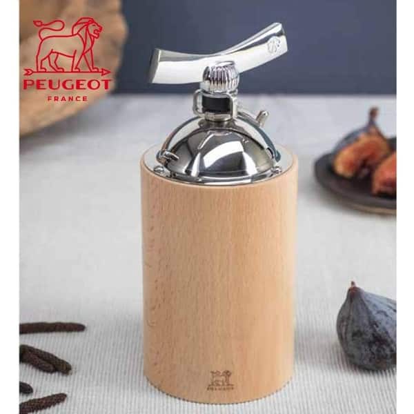 Peugeot Isen Long Pepper and Large Peppercorn Mill, 6.25 inch, Natural