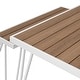 preview thumbnail 14 of 30, The Novogratz Poolside Collection Paulette Outdoor Table and Bench Set