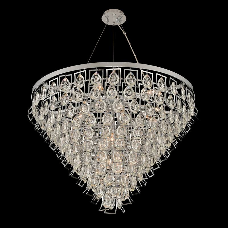 Allegri 031953-FR001 Carmella 36" Wide 11 Tier Waterfall Chandelier