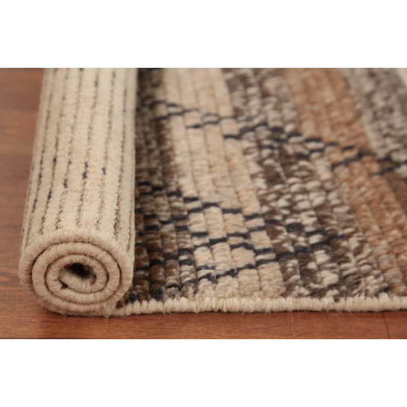 Moroccan Oriental Rug Hand-Knotted Accent Wool Carpet - 2'0"x 3'0"