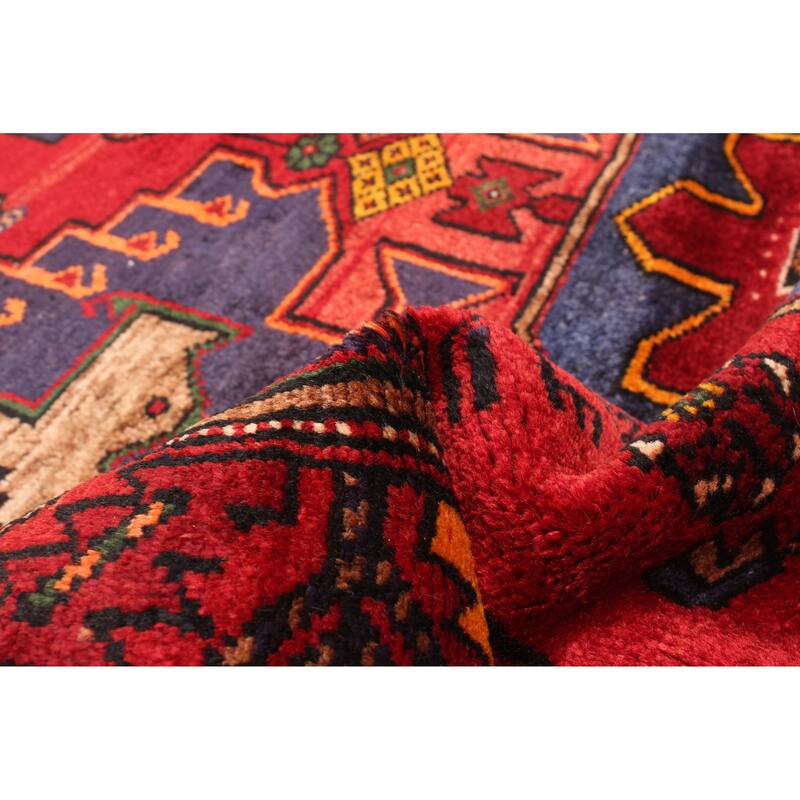 ECARPETGALLERY Hand-knotted Andelz Navy Wool Rug - 4'0 x 7'1