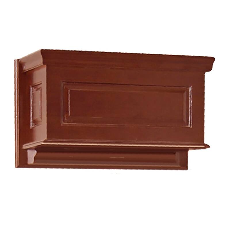 Dark Oak Wood Raised Panel Tank For High Tank Toilet Renovators Supply