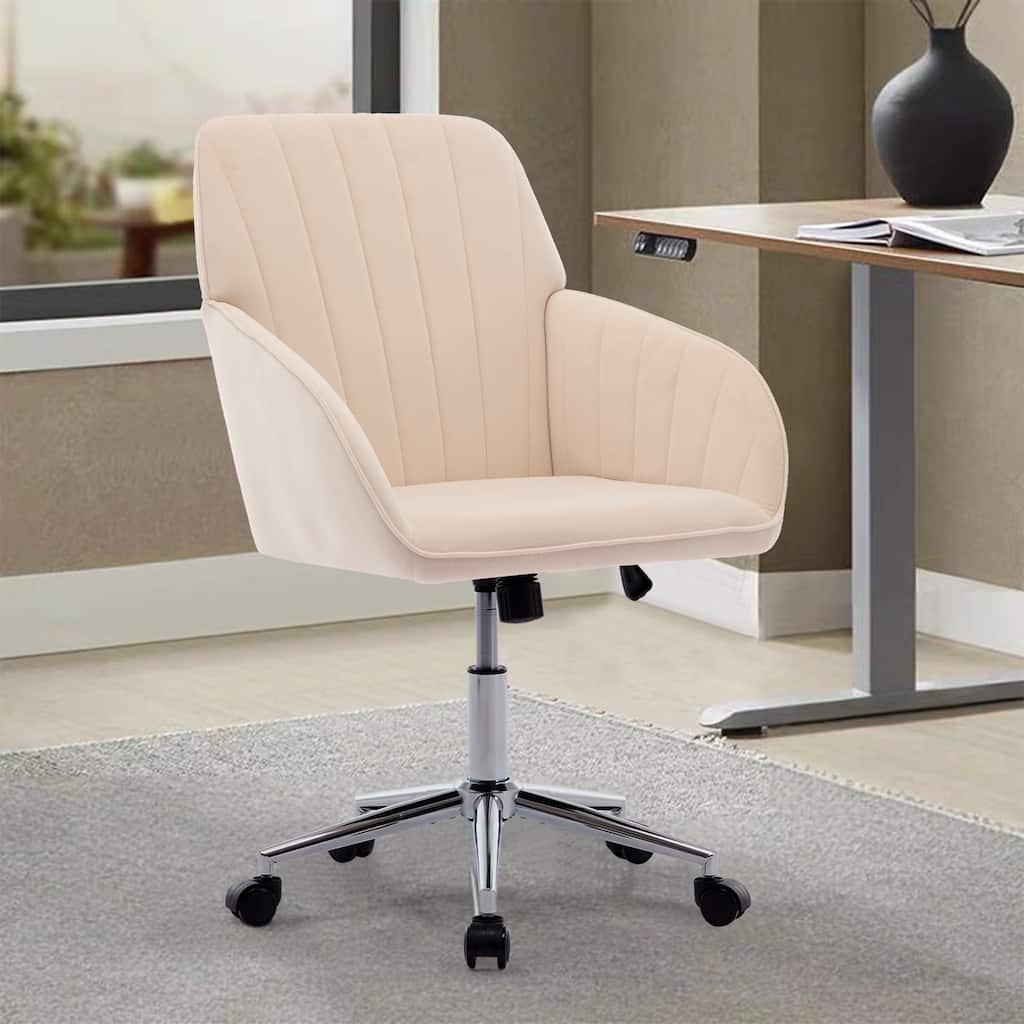 Ergonomic Adjustable Office Chair with Lumbar Support, Swivel Design, and Memory Foam Cushion