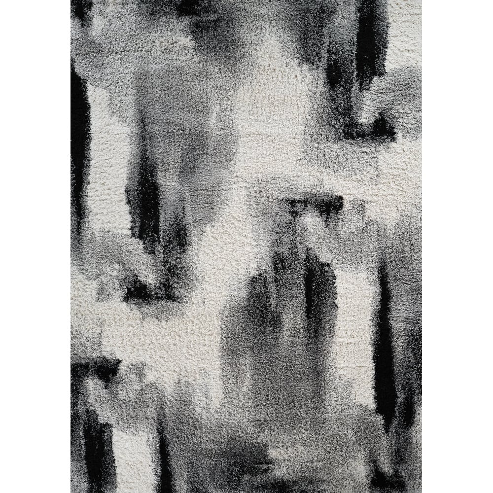 Noori Rug Lux Gordon Abstract Modern 2-inch Thick Shag Rug