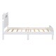 preview thumbnail 6 of 7, Twin Size Wood Platform Bed with Bear-Shaped Headboard, Motion Activated Night Lights, and Storage Space