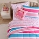 preview thumbnail 3 of 8, Nautica Kids Cru Stripe Pink Comforter Bonus Set