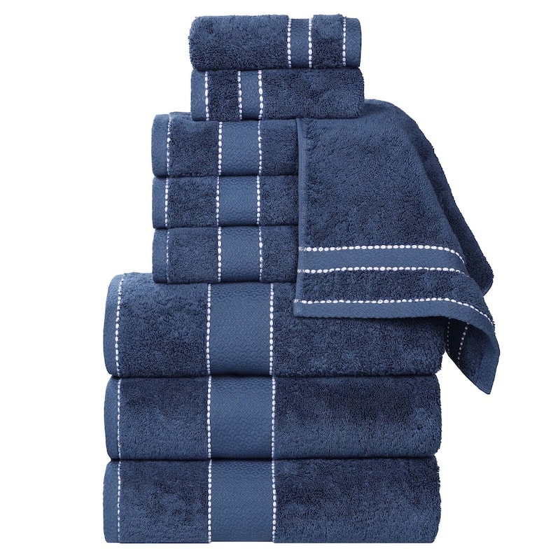 Superior Niles Cotton Ultra-Plush Absorbent 9 Piece Towel Set