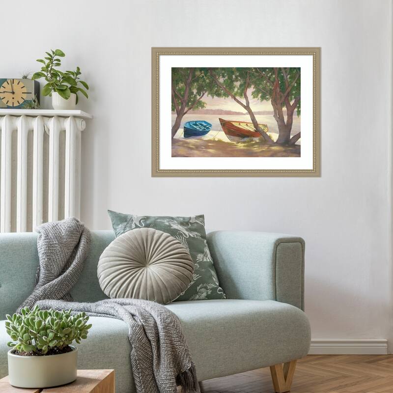 Lakeside No. 1 by Graham Reynolds Wood Framed Wall Art Print