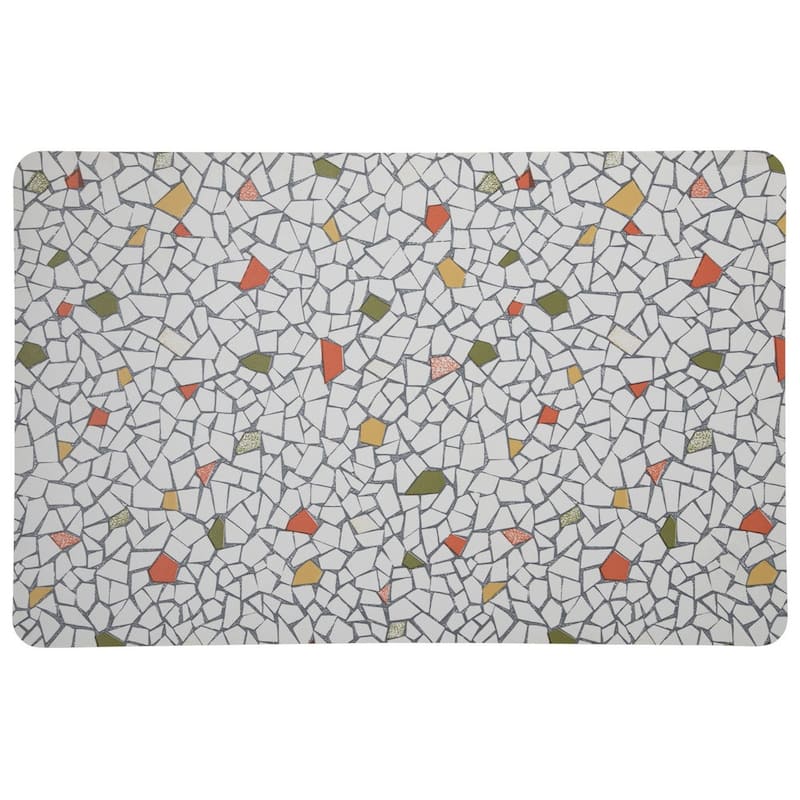 Ray Star kitchen wonderful matGreatcolored crushed stones pattern