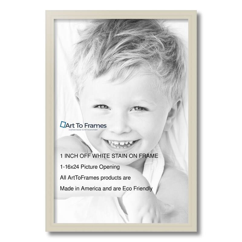ArtToFrames Classic Waves 16x24 Inch Picture Frame, 1.00 Inch Wood Poster Frame Available in Multiple Colors (60823-16x24)