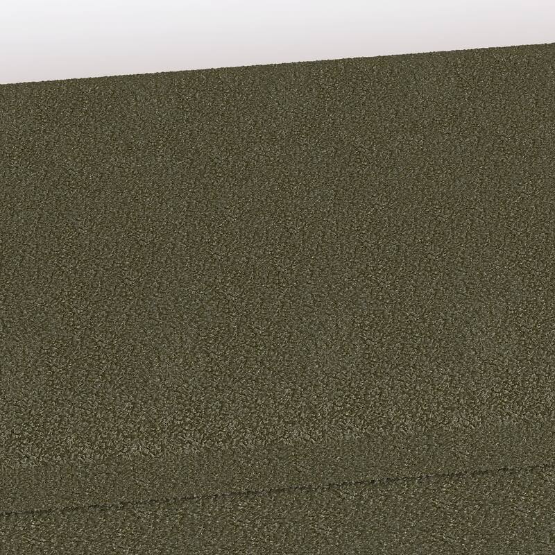 Green 16.75" Upholstered Stool with Storage
