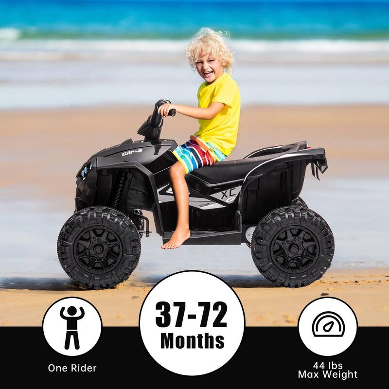 Kids ATV Ride on Toy 12V 4 Power Wheels for Kids