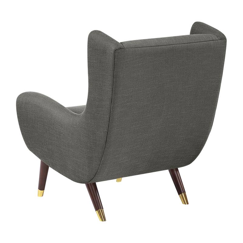 Edmund Textured Fabric Accent Chair