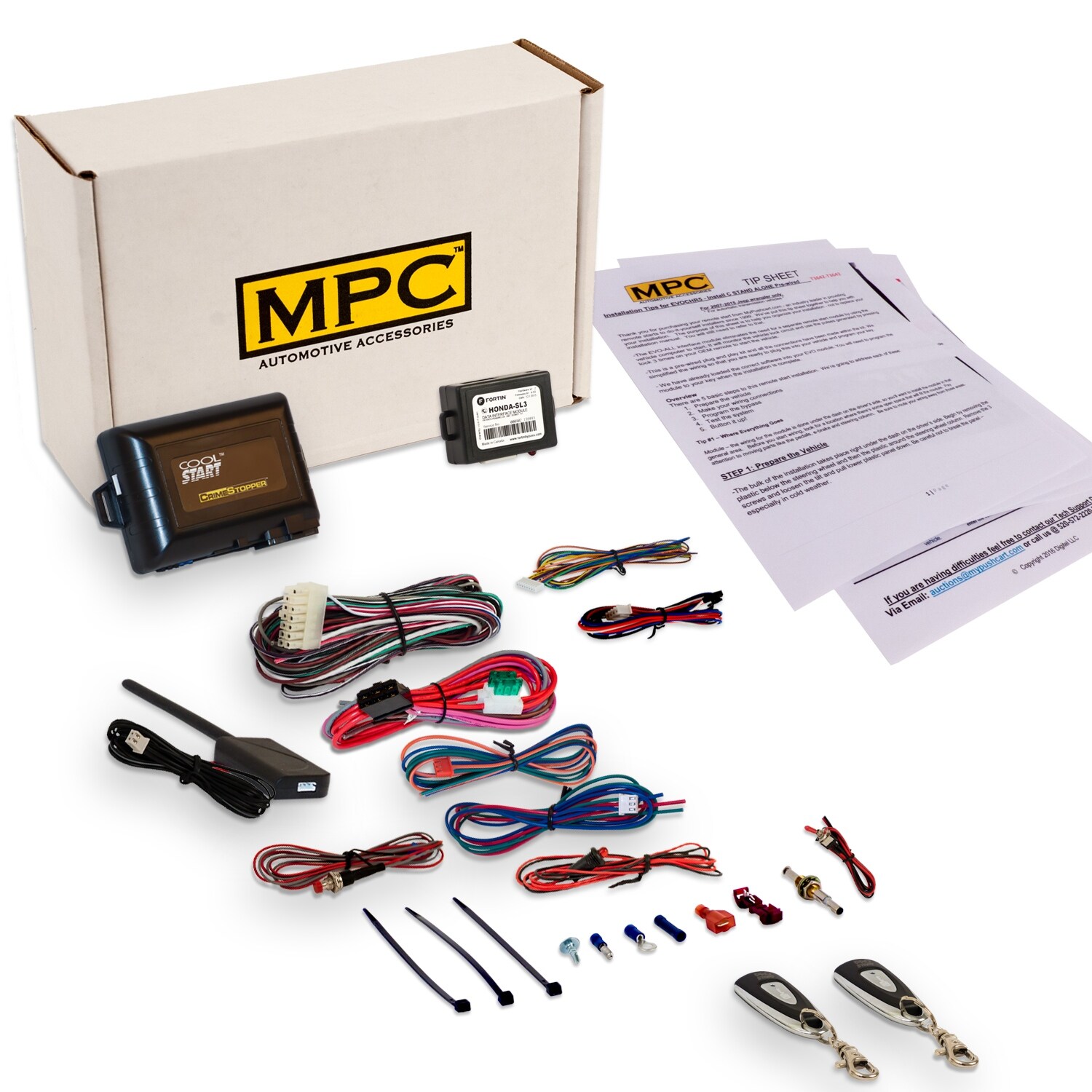 Shop Complete 1 Button Remote Start Keyless Entry Kit For 2004