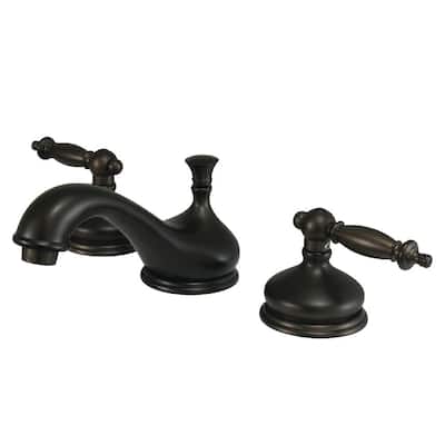 Kingston Brass Heritage 1.2 GPM Deck Mounted Bathroom Faucet with